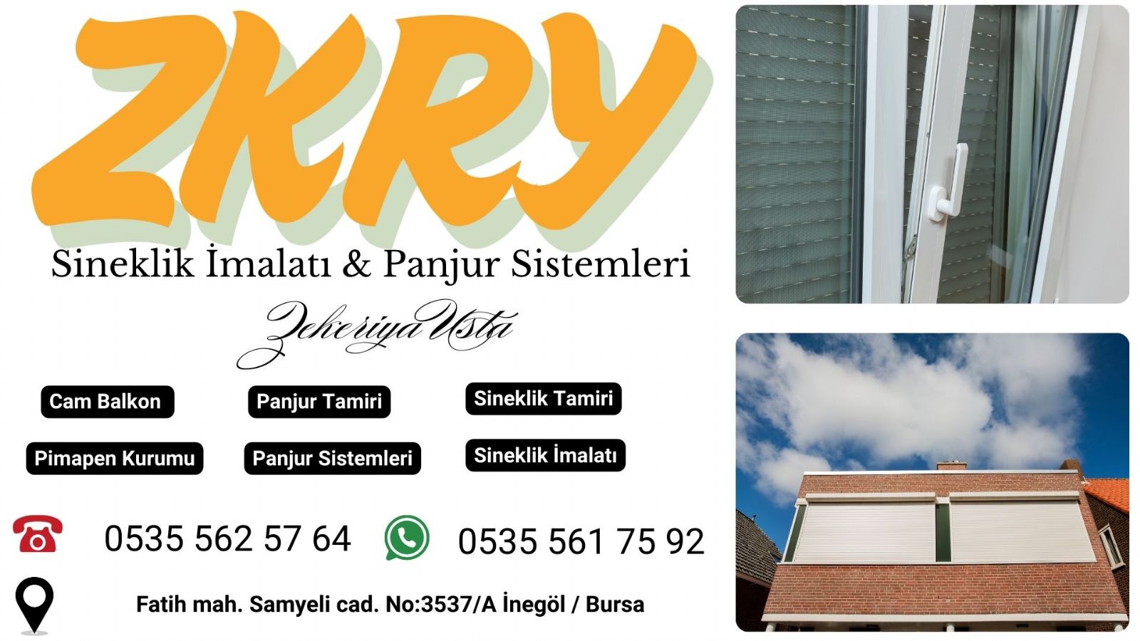 İnegöl Panjur Kepenk Tamiri: