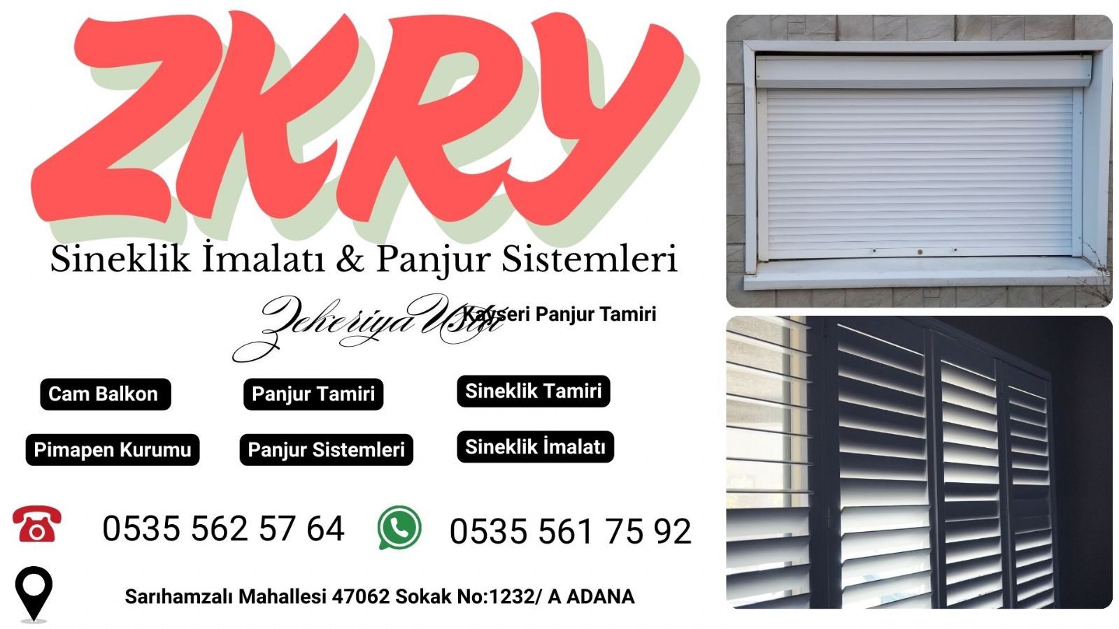 Adana  Panjur Kepenk Tamiri 