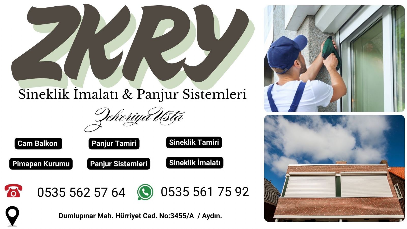 Aydın Panjur Kepenk Tamiri