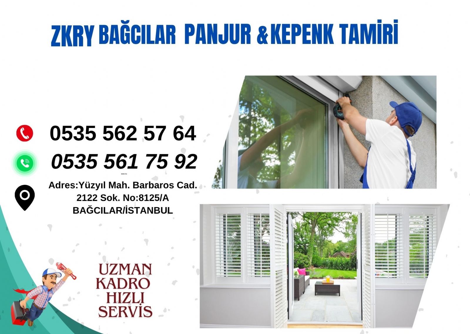 Bağcılar Panjur Kepenk Tamiri