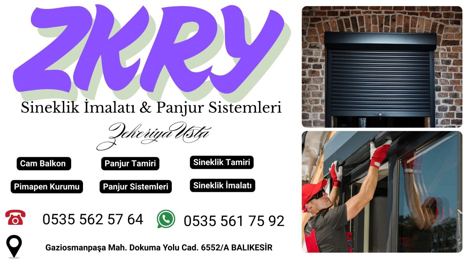 Balıkesir Panjur Kepenk Tamiri