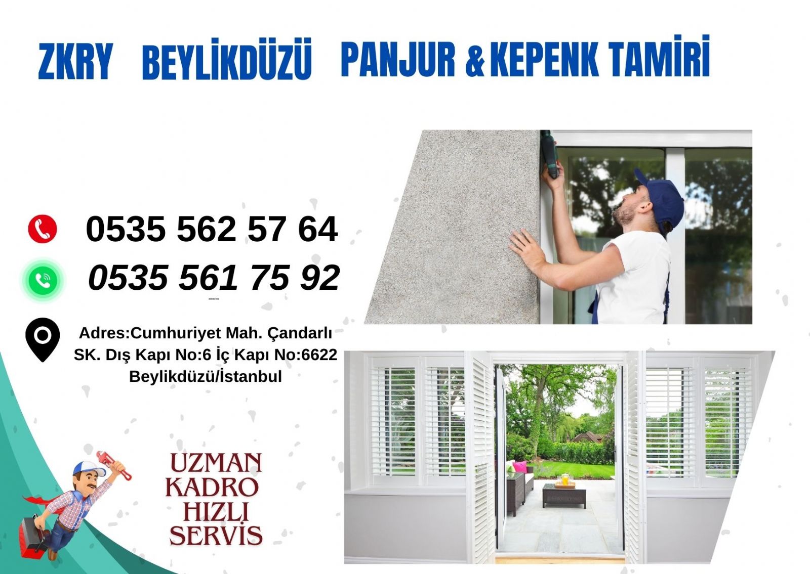 Beylikdüzü Panjur Kepenk Tamiri