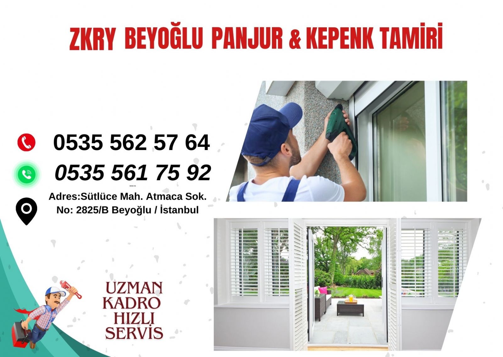 Beyoğlu  Panjur Kepenk Tamiri