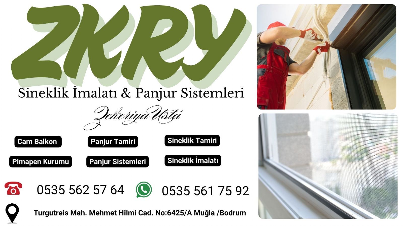 Bodrum Turgutreis Panjur Kepenk Tamiri 