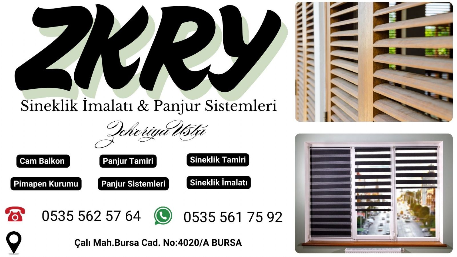 Bursa Panjur Kepenk Tamiri 