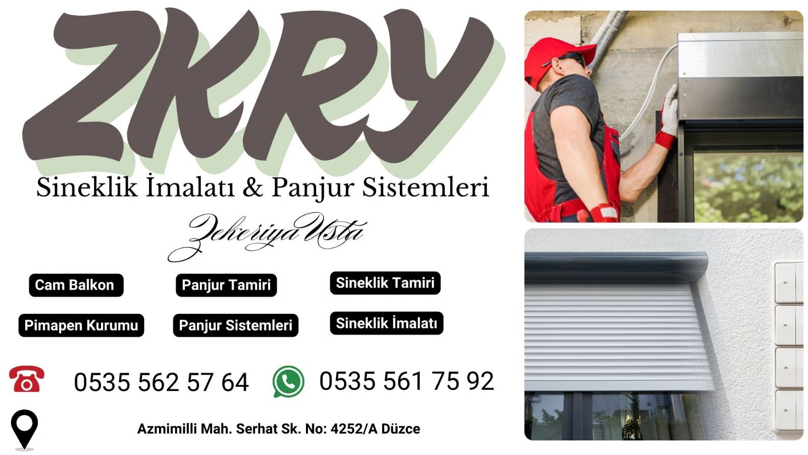 düzce panjur kepenk tamiri