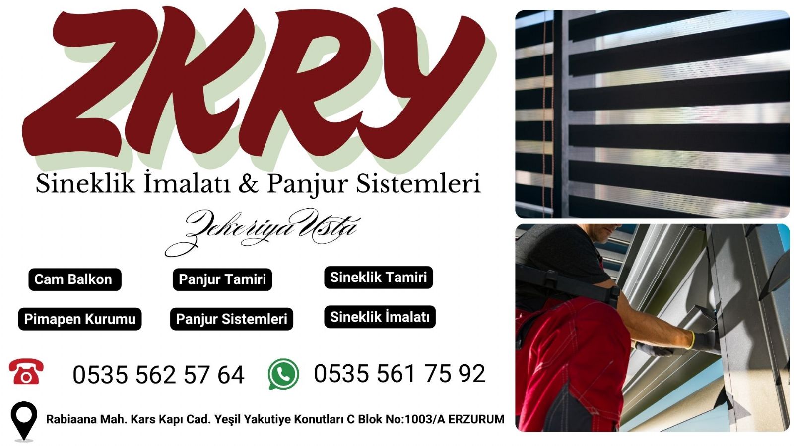 Erzurum Panjur Kepenk Tamiri