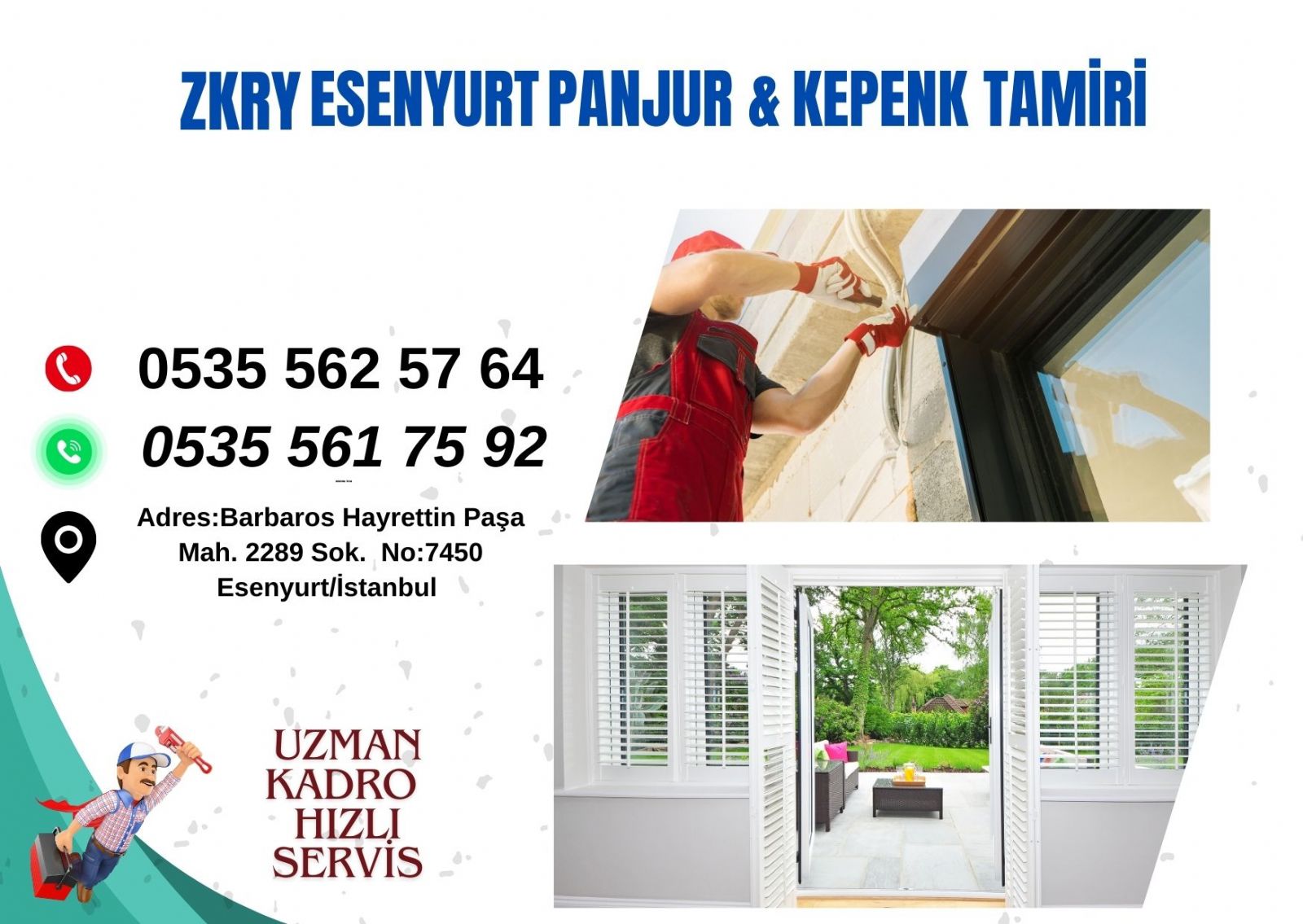 Esenyurt  Panjur Kepenk Tamiri