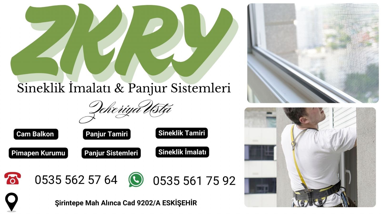 Eskişehir panjur kepenk tamiri