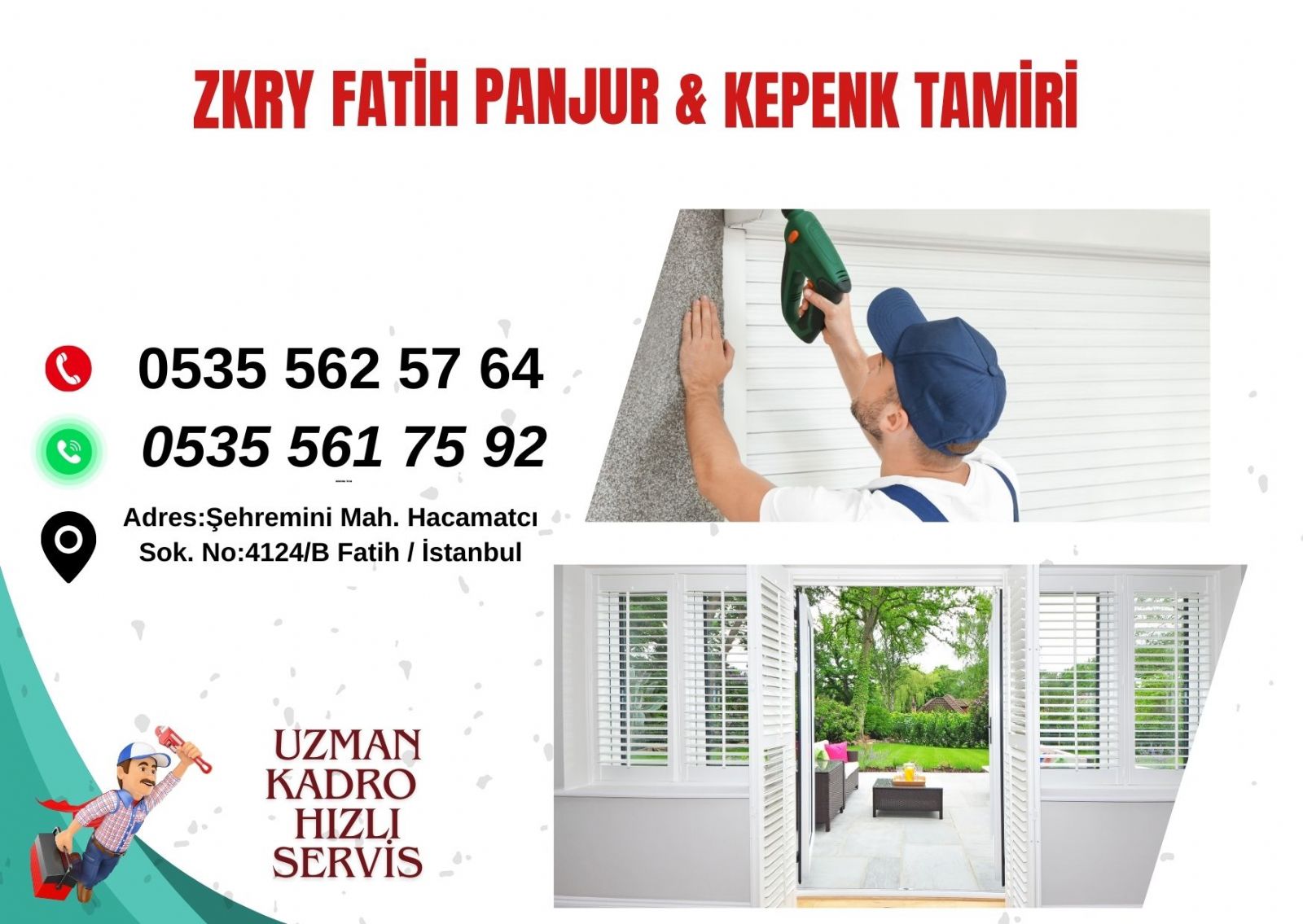 Fatih  Panjur  Kepenk Tamiri