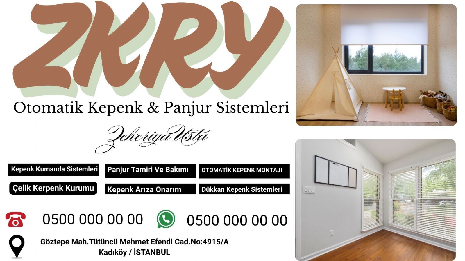 Göztepe Mahallesi Panjur Kepenk Tamiri