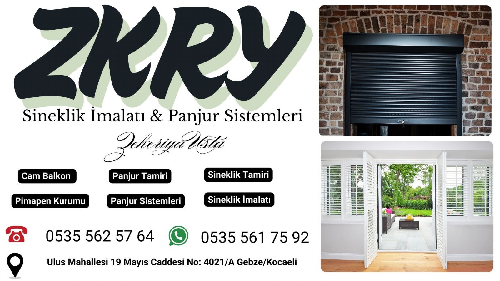 Gebze Panjur Kepenk Tamiri