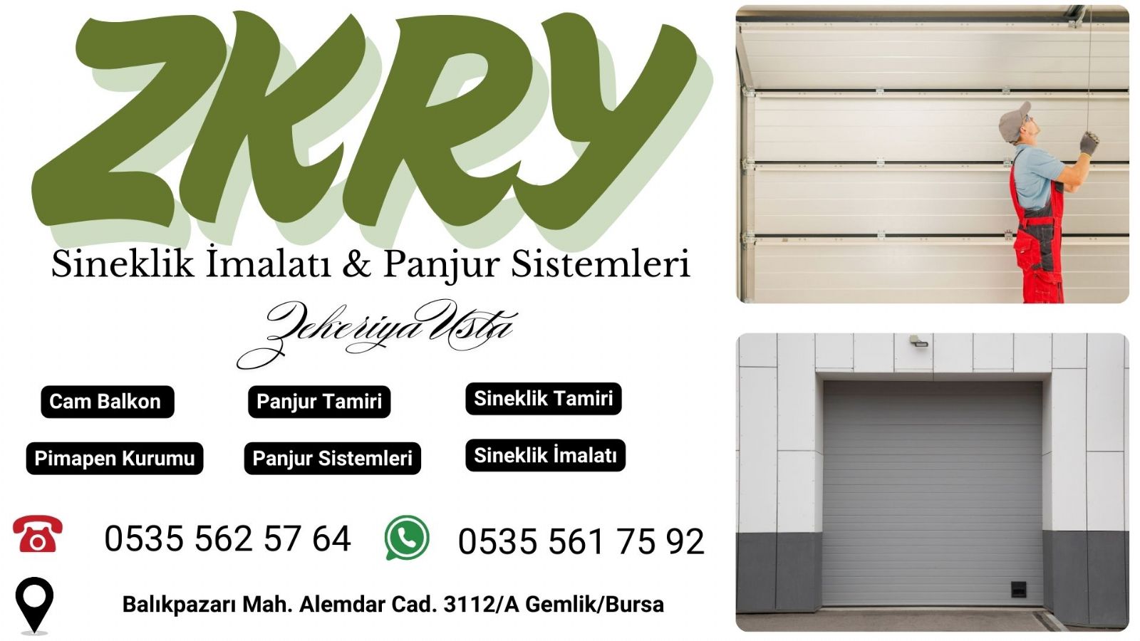 Gemlik Panjur Kepenk Tamiri