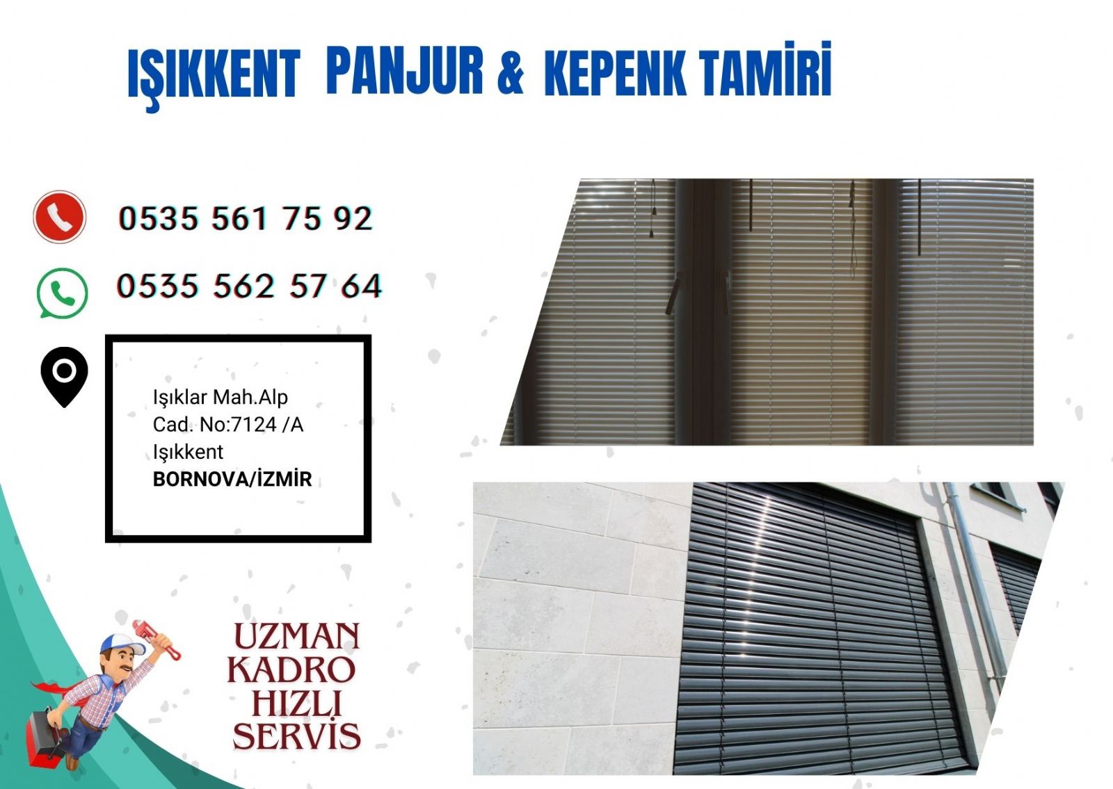Işıkkent Panjur Kepenk Tamiri 