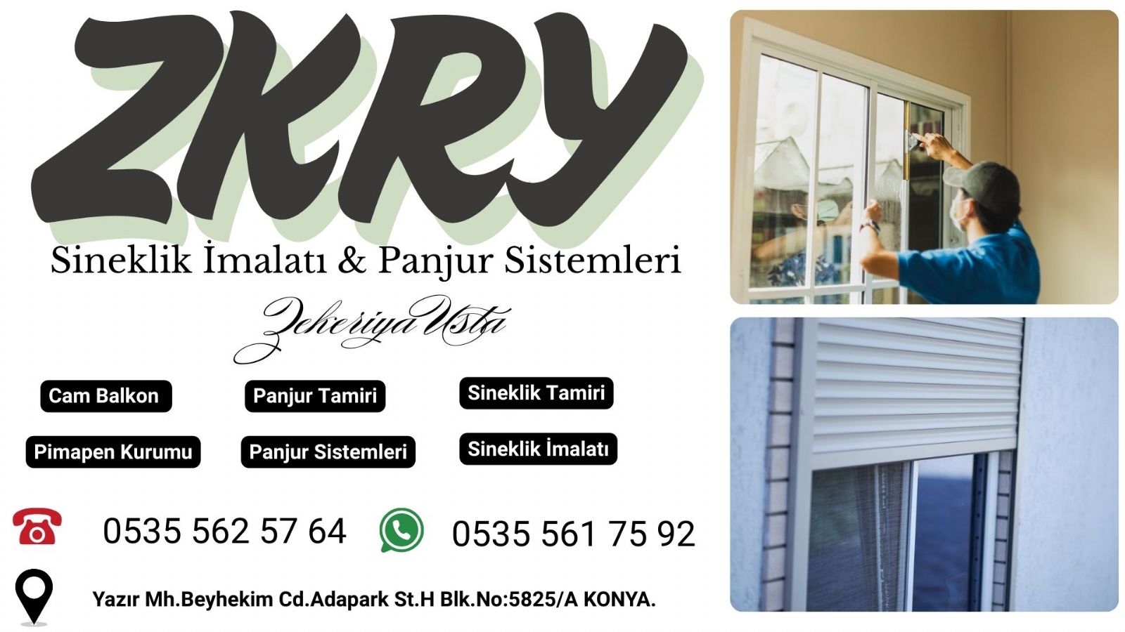 Konya  Panjur Kepenk Tamiri