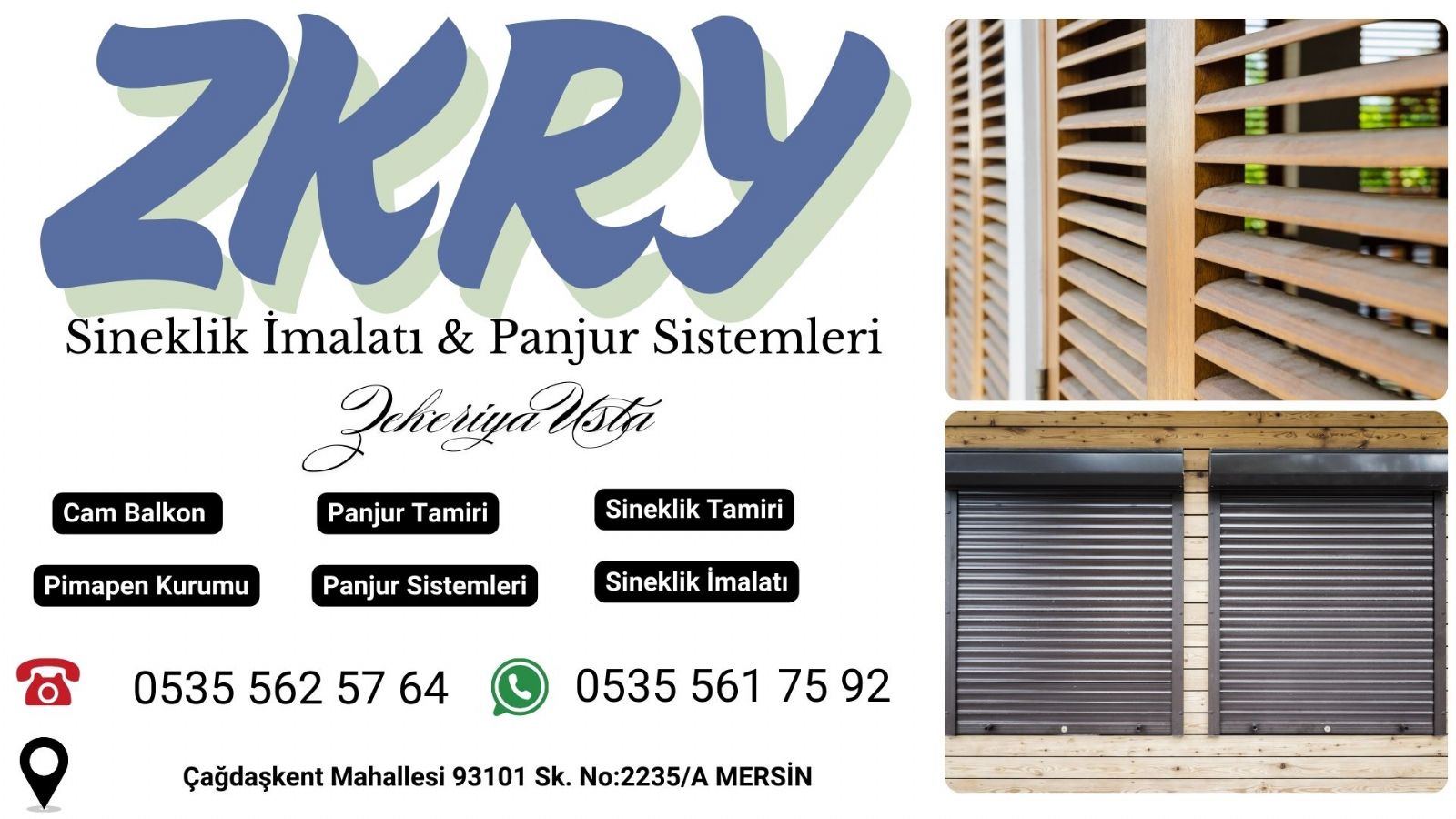 Mersin Panjur Kepenk Tamiri