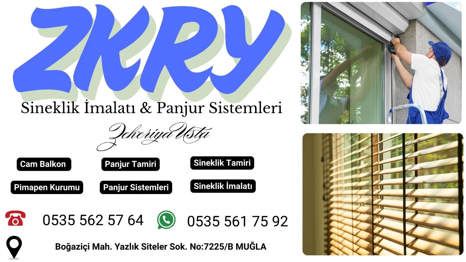 Muğla Panjur Kepenk Tamiri