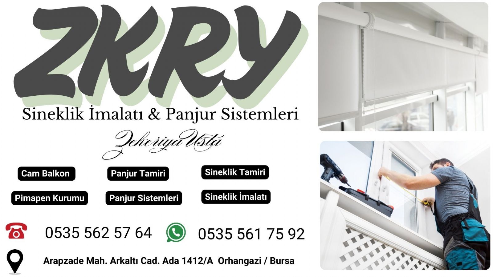 Orhangazi Panjur Kepenk Tamiri