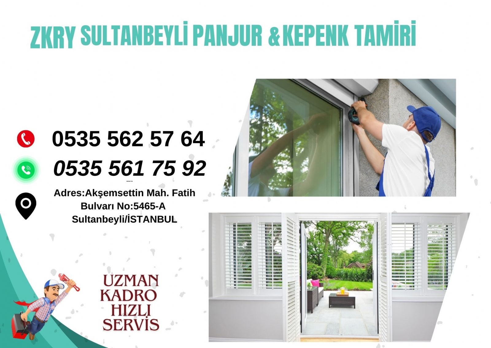 Sultanbeyli Panjur ve Kepenk Tamiri: