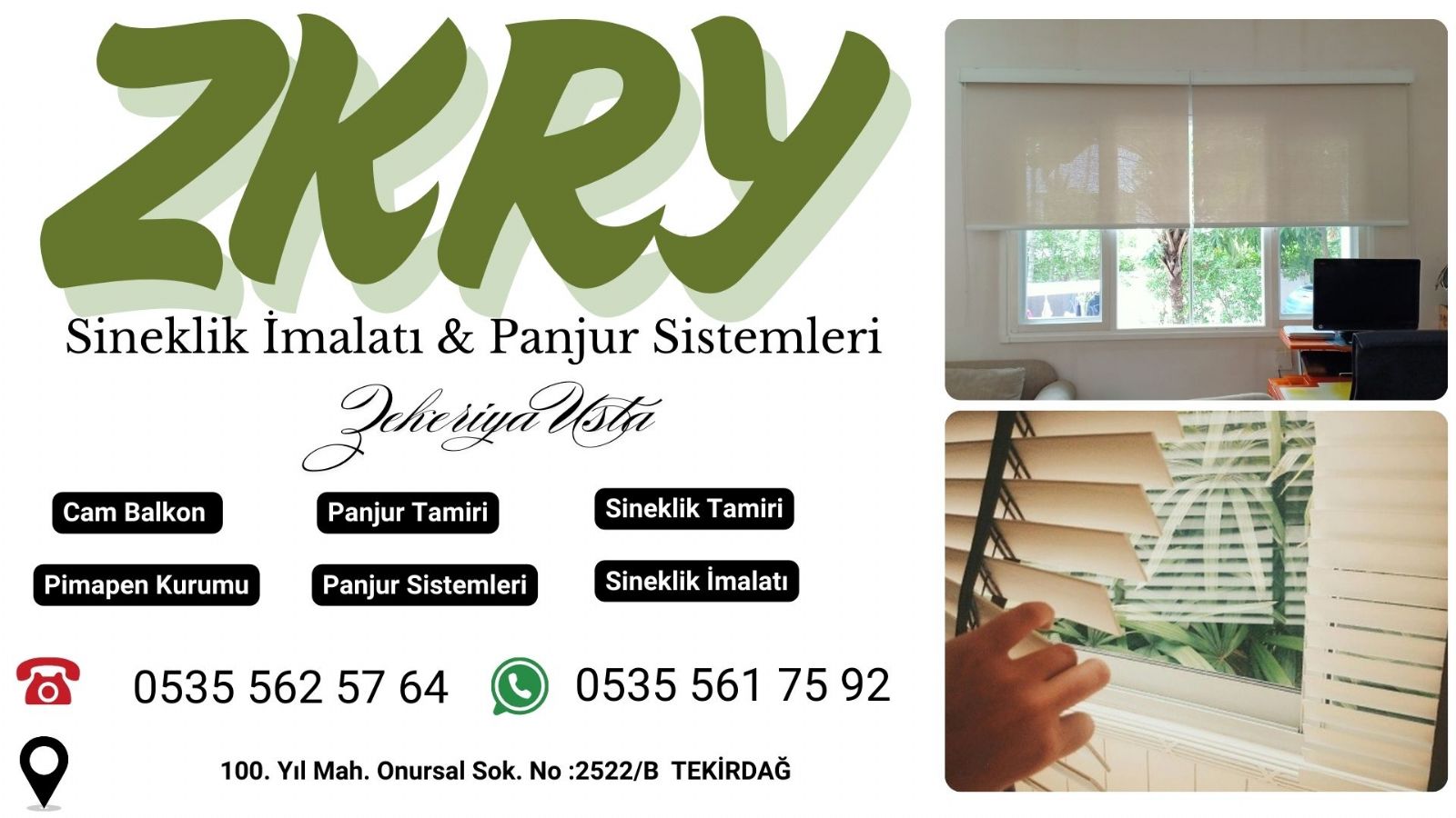 Tekirdağ Panju Tamiri 