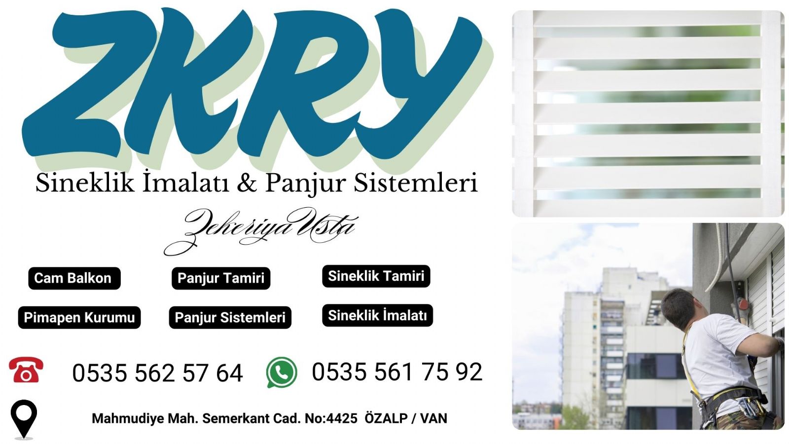 Van  Panjur Kepenk Tamiri