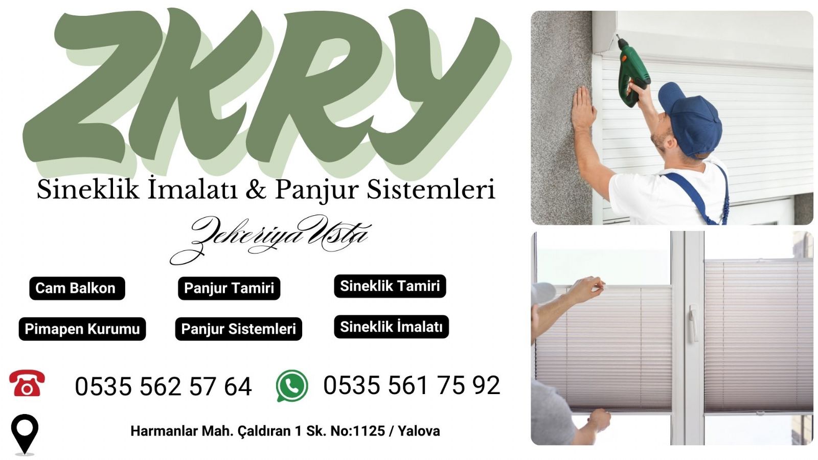 Yalova Panjur Kepenk Tamiri