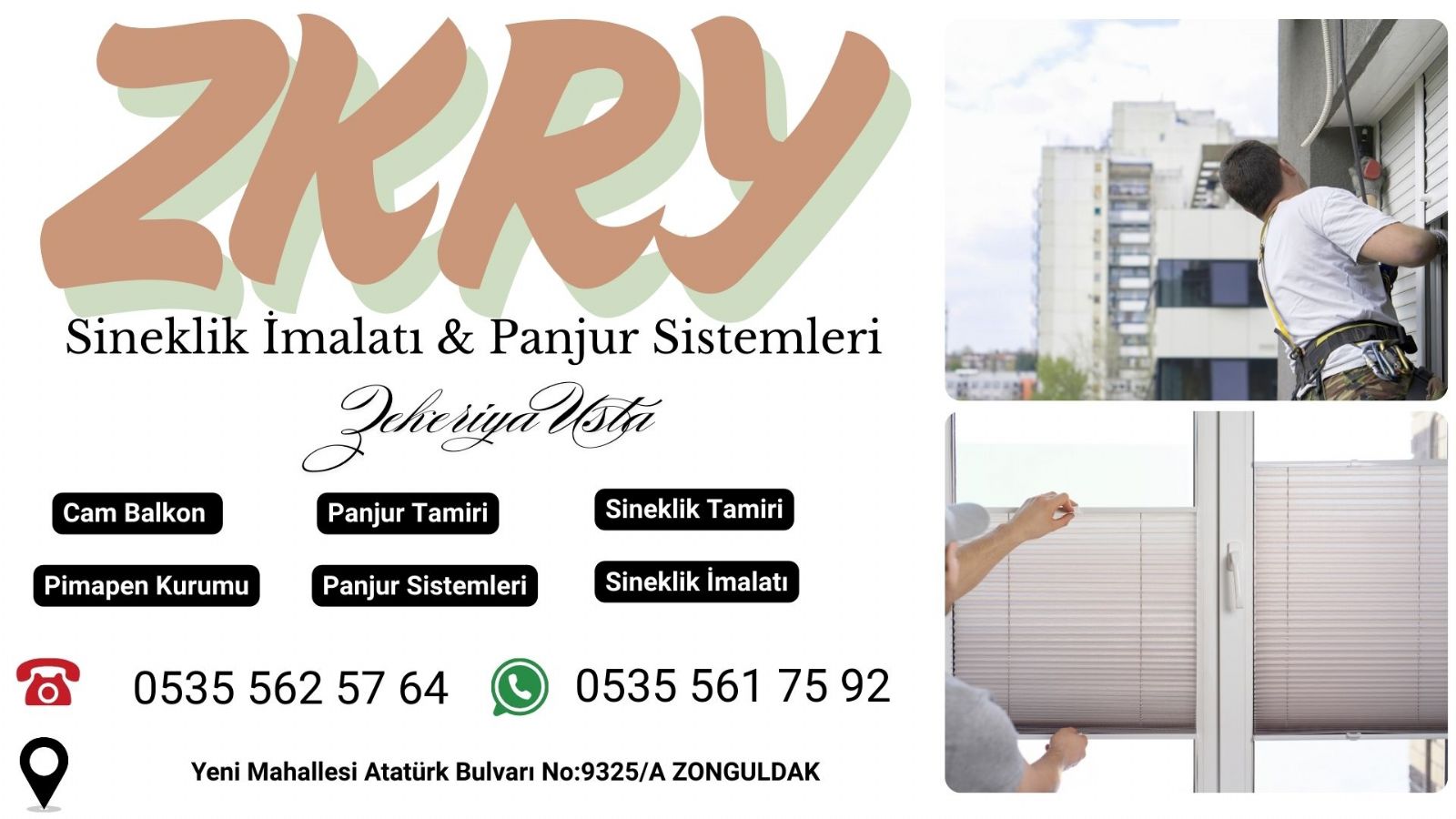 Zonguldak Panjur Kepenk Tamiri 